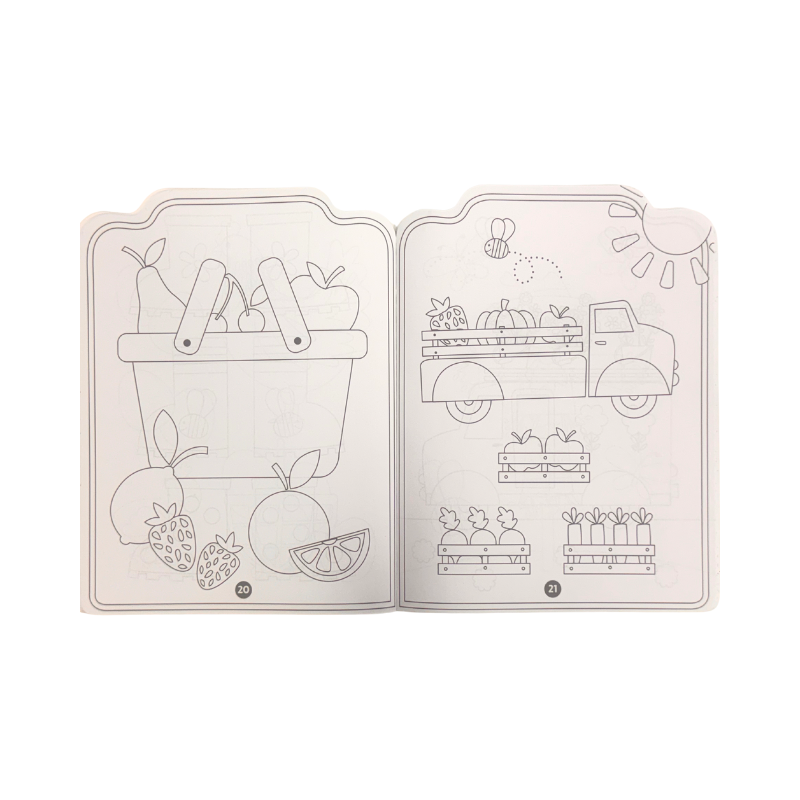 Farmyard Sticker Colouring Book