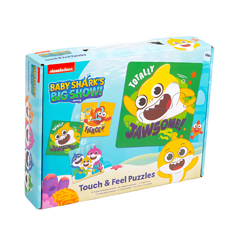 Baby Shark Touch & Feel Puzzles 3 Pack