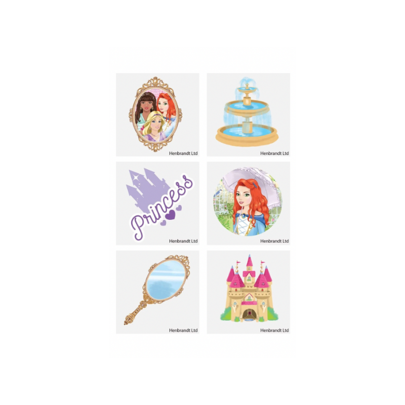 Fun Mini Princess Tattoos