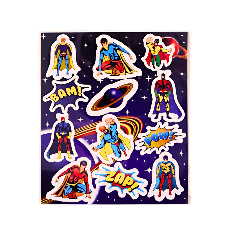 Fun Superhero Stickers