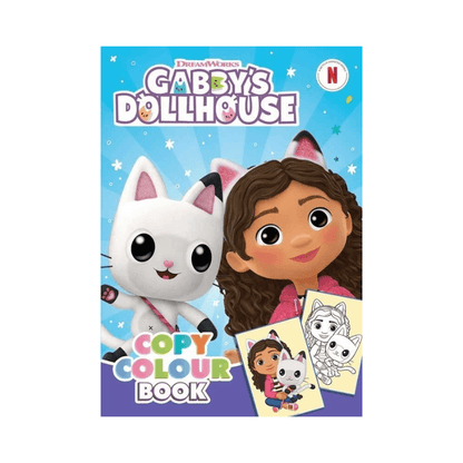 Gabby's Dollhouse Copy Colour Book