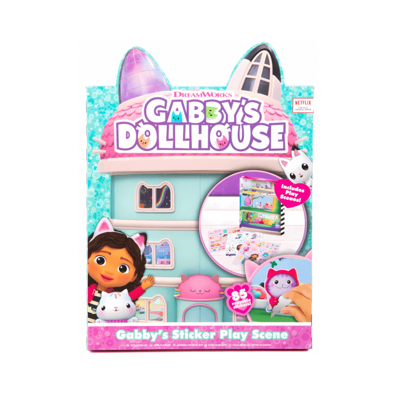 Gabby's Dollhouse Sticker Play Scene