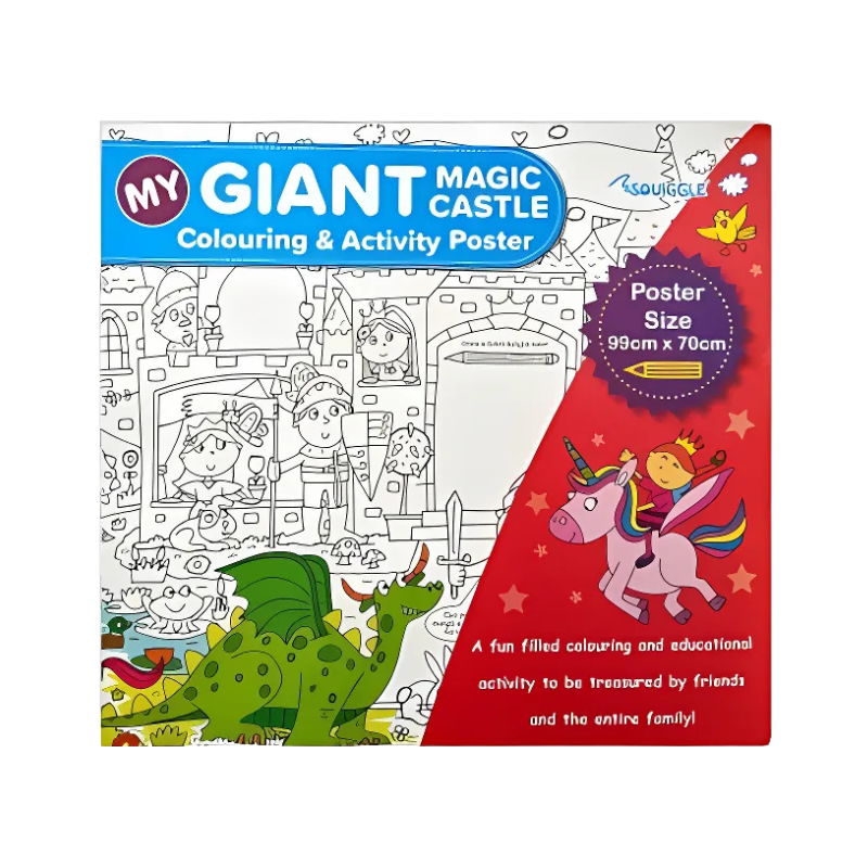 Giant Magic Castle Colour And Activity Poster