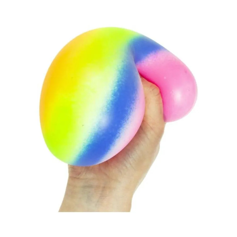 Giant Rainbow Squish Ball