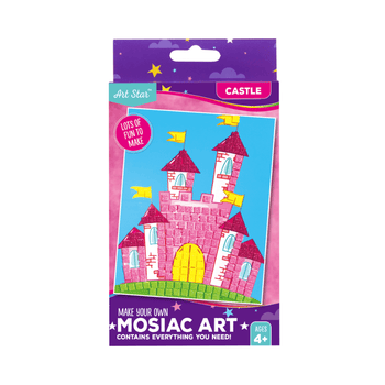 Glitter Mosaic Art - Castle