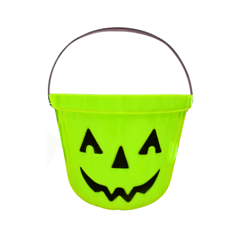 Green Halloween Pumpkin Bucket