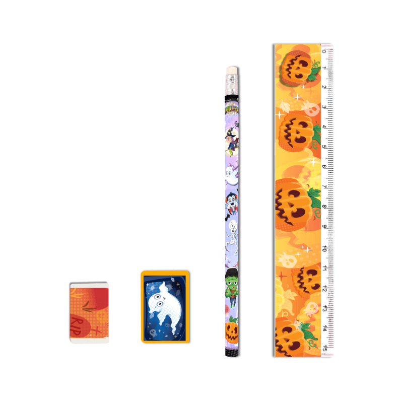 Halloween 4 Piece Stationery Set