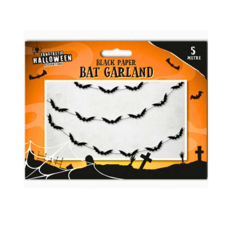 Halloween Bat Paper Garland