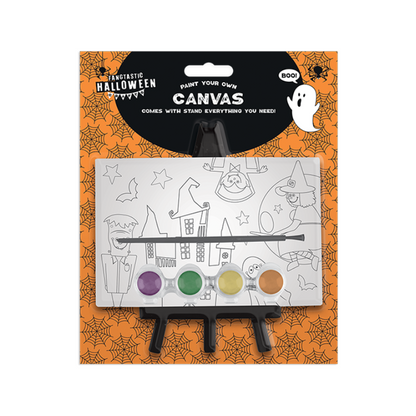 Halloween Paint Your Own Canvas with Stand