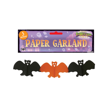 Halloween Paper Garland - Bats