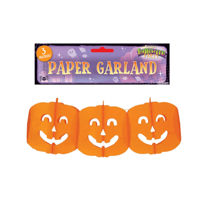 Halloween Paper Garland - Pumpkin