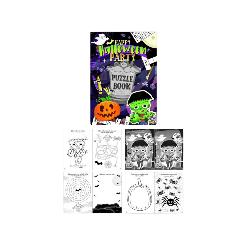 Halloween Party Puzzle Book