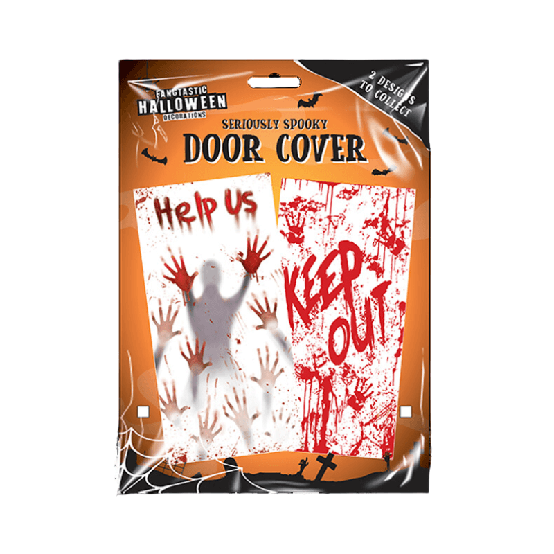 Halloween Scary Door Cover