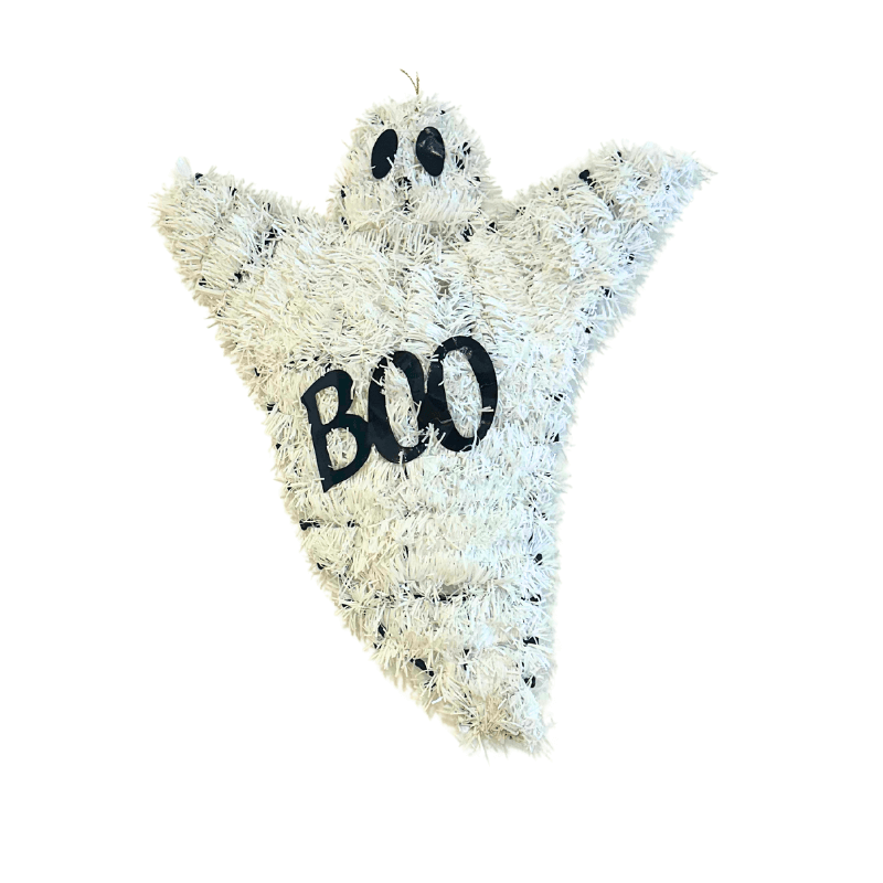 Halloween Tinsel Ghost Decoration