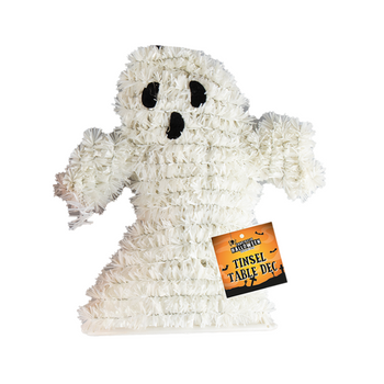 Halloween Tinsel Ghost Table Decoration