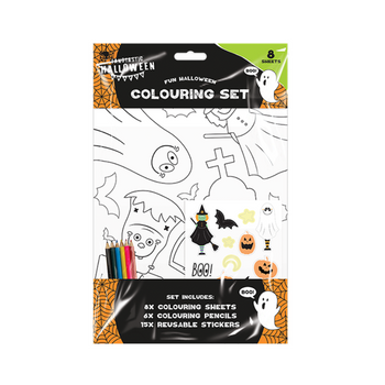 Halloween Colouring Set