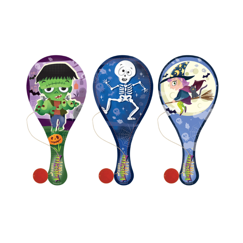 Halloween Paddle Bat & Ball