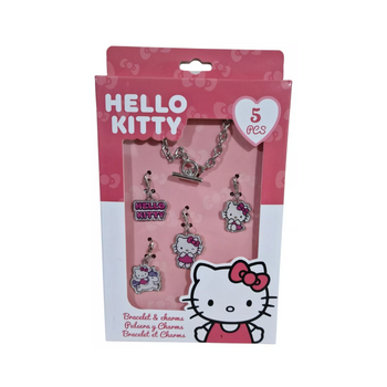 Hello Kitty Bracelet & Charm Set