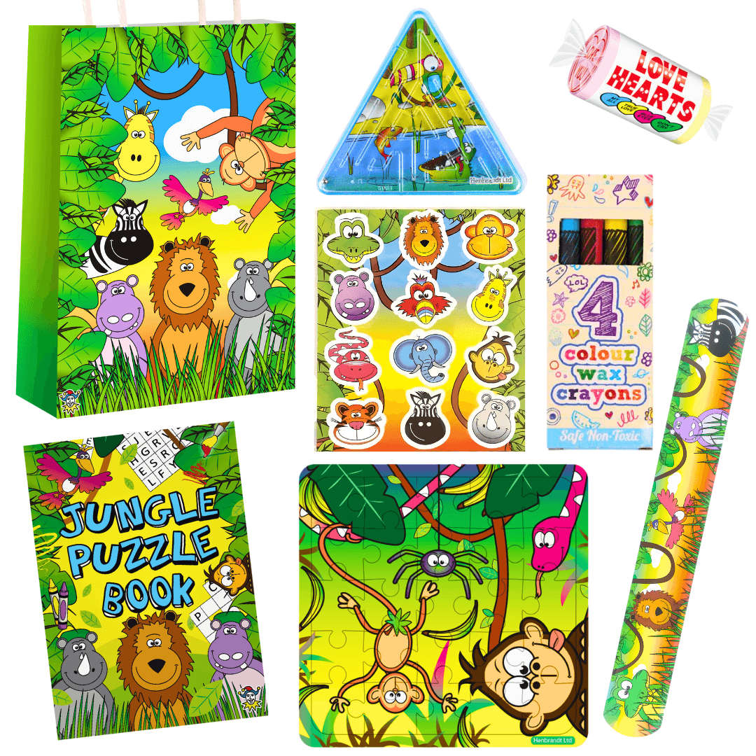 Jungle Theme Pre-Filled Party Bags