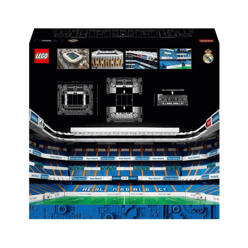 Kit Lego Icons Estadio Real Madrid Santiago Bernabéu 10299 Cantidad de  piezas 5876