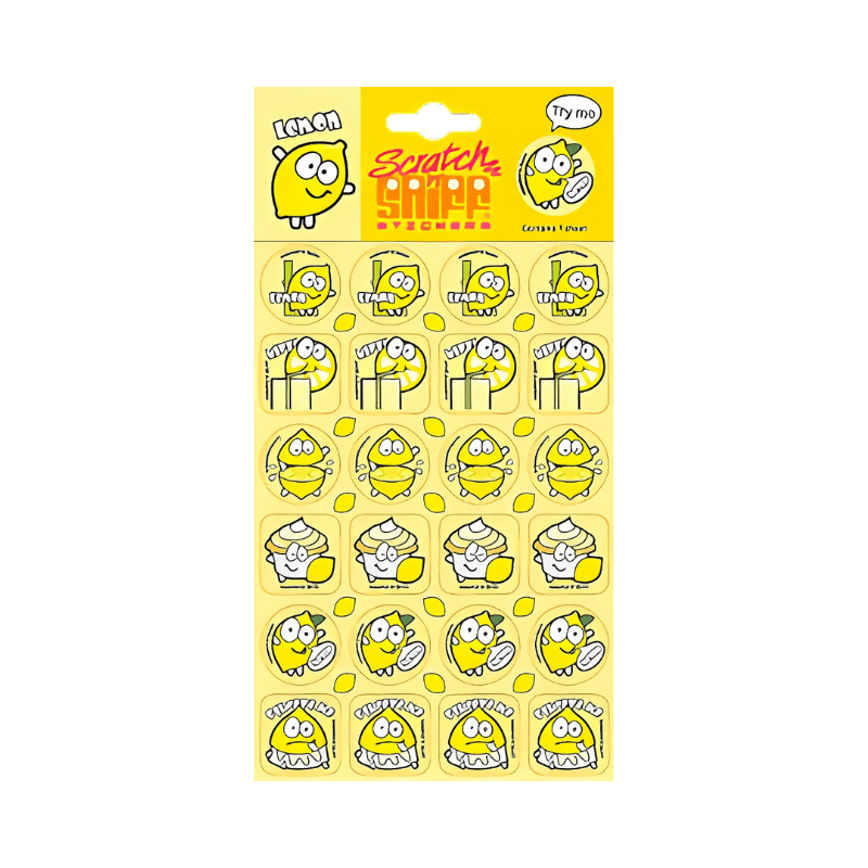 Lemon Scratch & Sniff Sticker Sheet