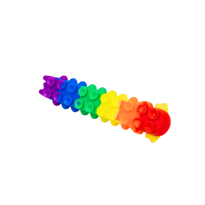 Light Up Push Popper Caterpillar