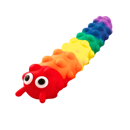 Light Up Push Popper Caterpillar