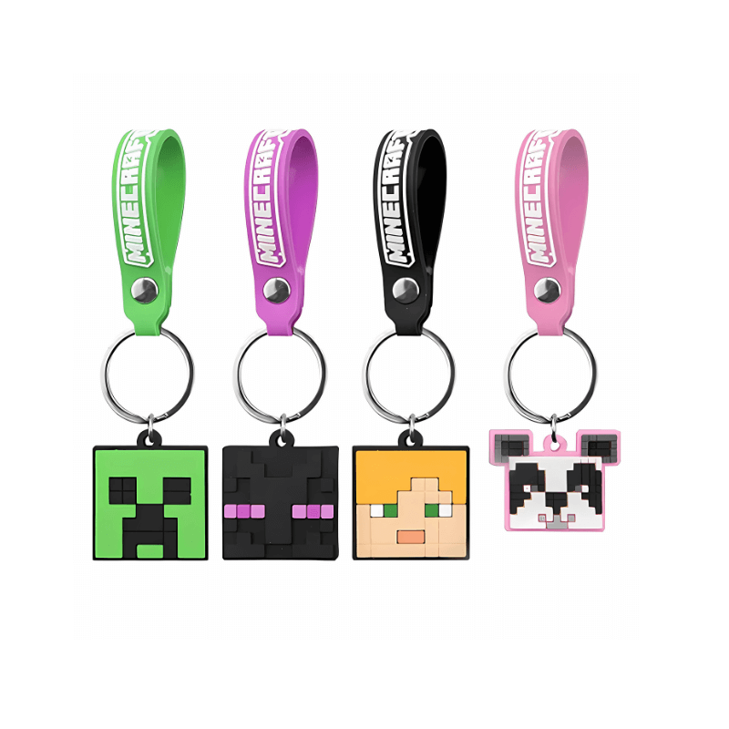 Minecraft Soft Charm Keychain