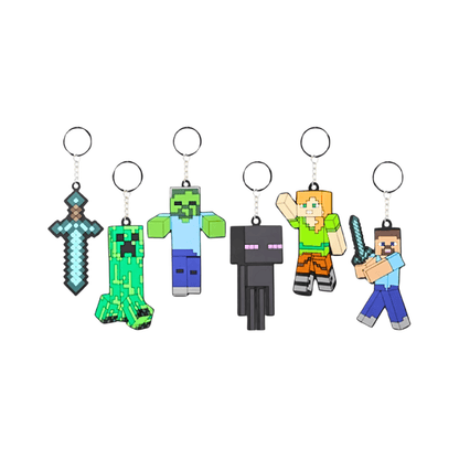 Minecraft Soft Keychain