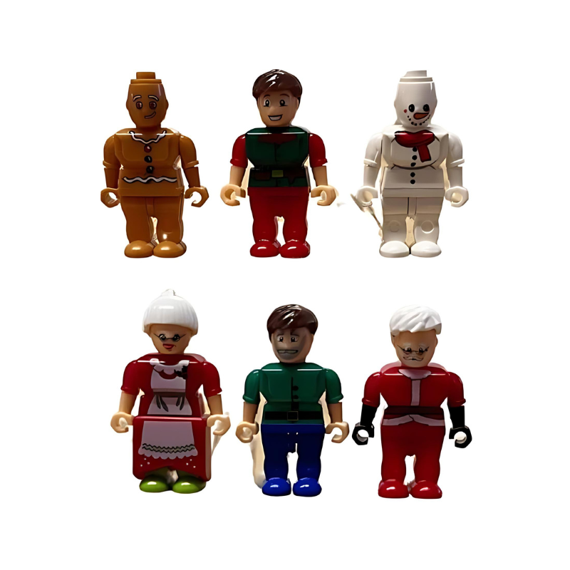 Mini Block Tech Christmas Figures