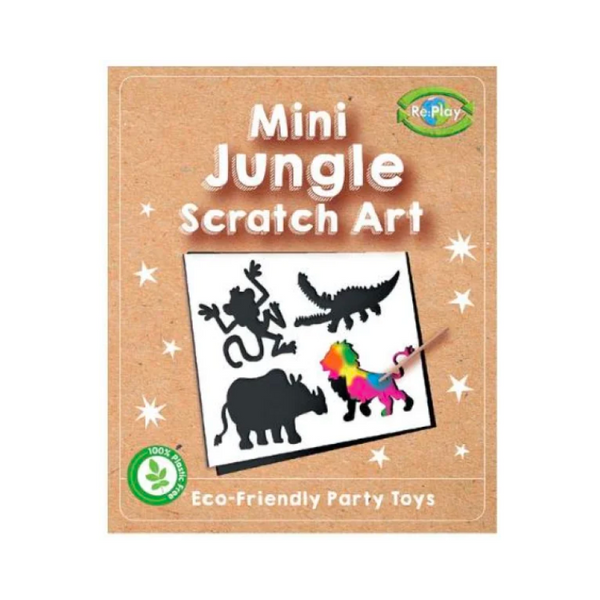 In the Jungle: Scratch Art (Scratch Art Fun)