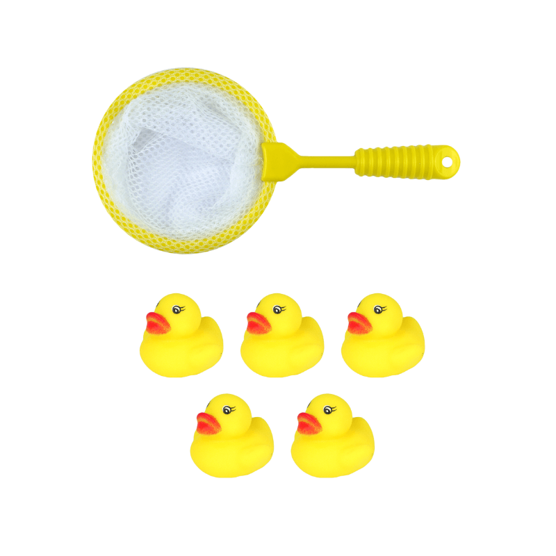 Mini Rubber Ducks With Net