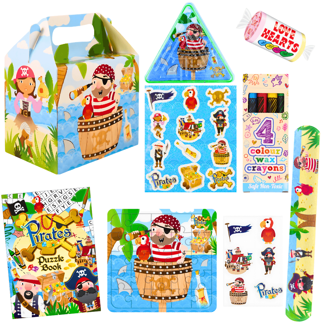Pirate Theme Pre-Filled Party Boxes