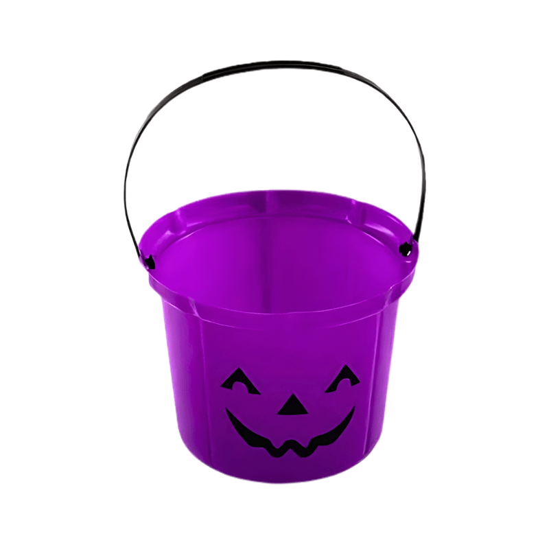 Purple Halloween Pumpkin Bucket