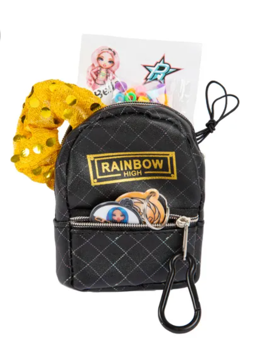 Rainbow High Mini Black Accessory Backpack