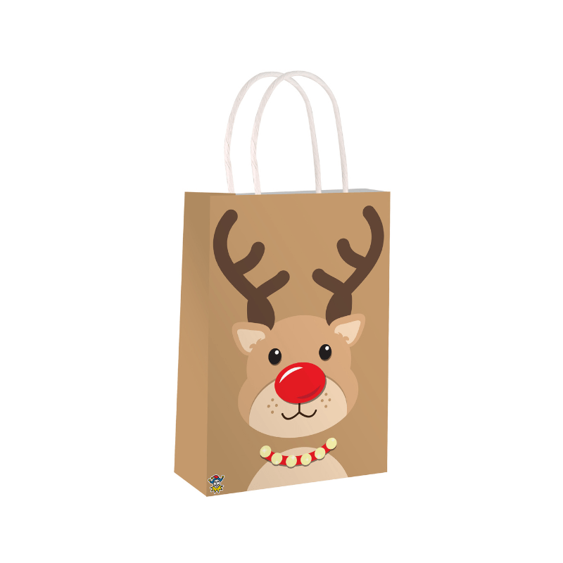 Reindeer Christmas Party Bag