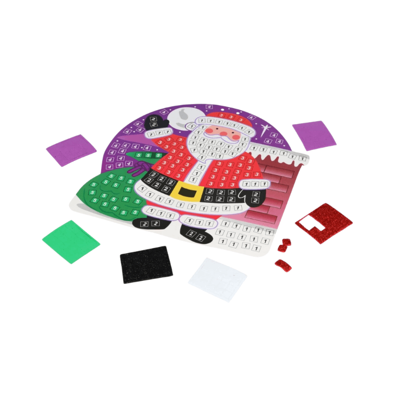 Santa Mosaic Foam Activity Kit