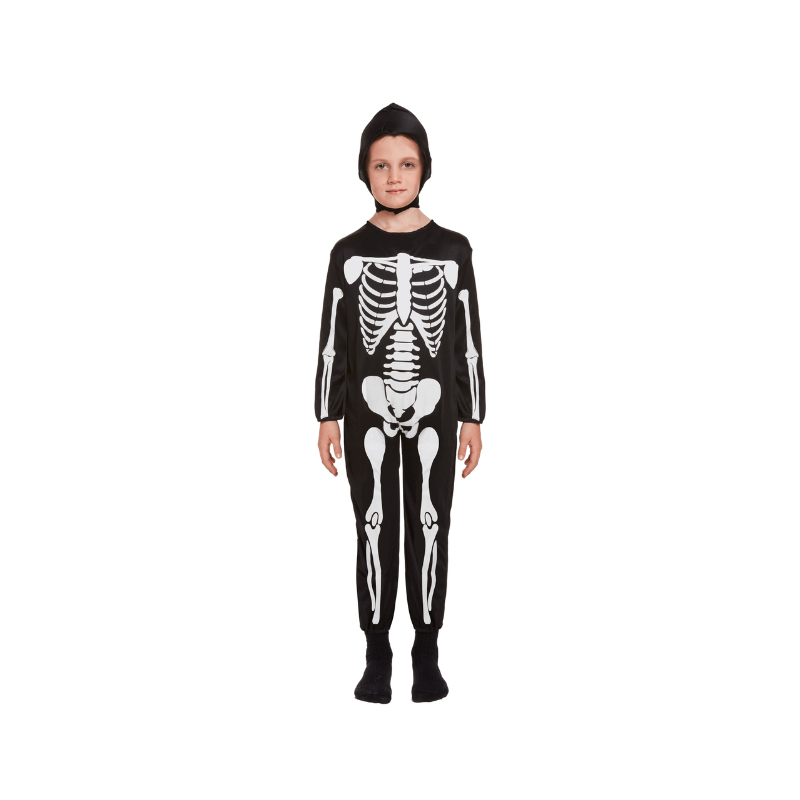 Skeleton Fancy Dress Costume - Age 4-6