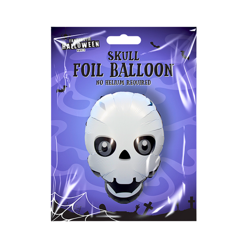 Skull Halloween Foil Balloon