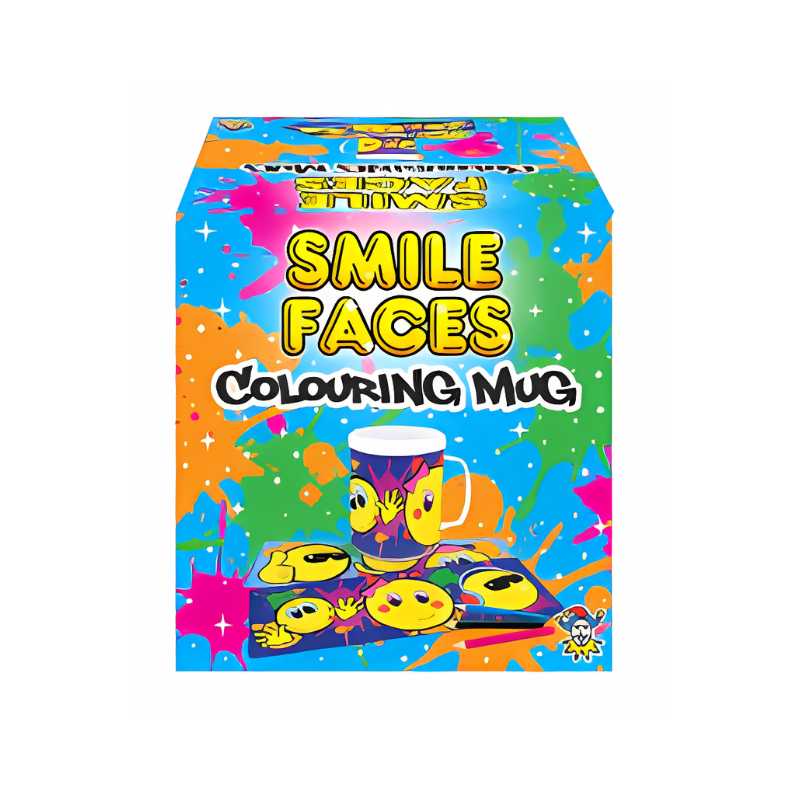 Smiley Faces Colouring Mug