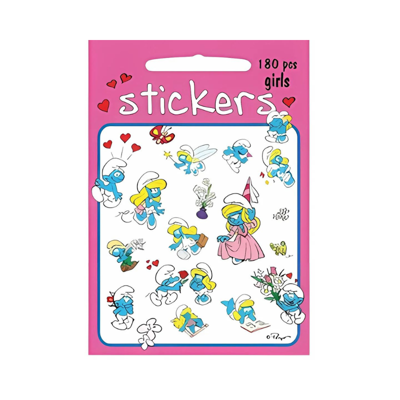 Smurf Girls Sticker Set