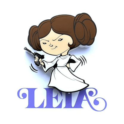 Star Wars Princess Leia 3D Deco LED Wall Light