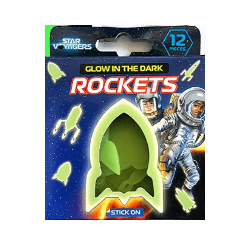 Stick On Glow In The Dark Rockets