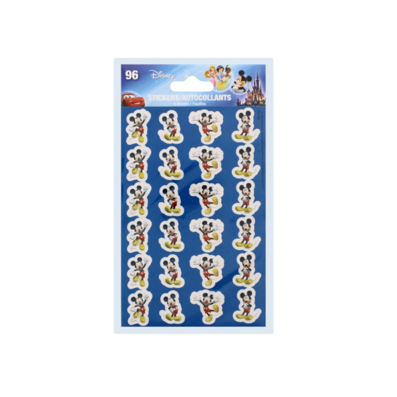 Stickers Disney Mickey Mouse 4 Sheets