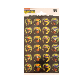 Stickers Ninja Turtles 4 Sheets