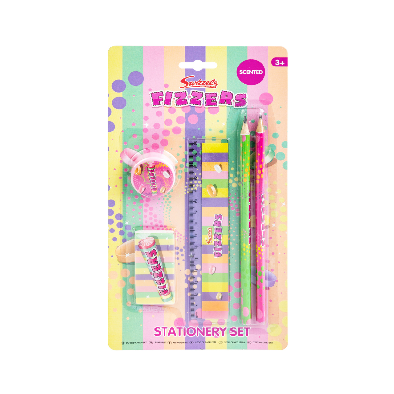 Swizzels Fizzers Scented 5 Piece Stationery Set