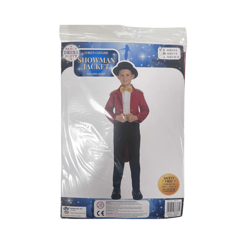 The Greatest Showman Inspired Fancy Dress Costume Age 4 6 PoundFun