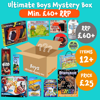 Ultimate Boys Mystery Toy Box - RRP Over £60