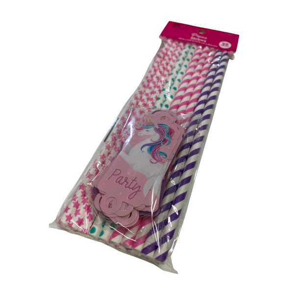 Unicorn and Dragon Paper Straws – Party Snobs