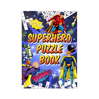 Superhero Puzzle Book